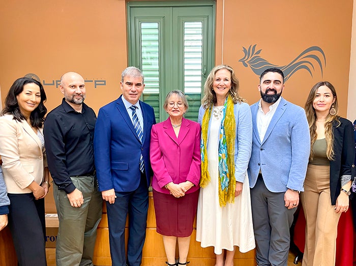 Pitt faculty with Vice President of the University of Puerto Rico Quilmes, Chancellor Varela Llavona and Rio Piedras faculty